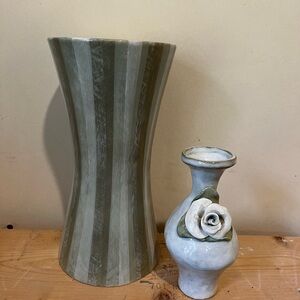 Studio B Hand Painted Vase Set - 2003 (NWT)